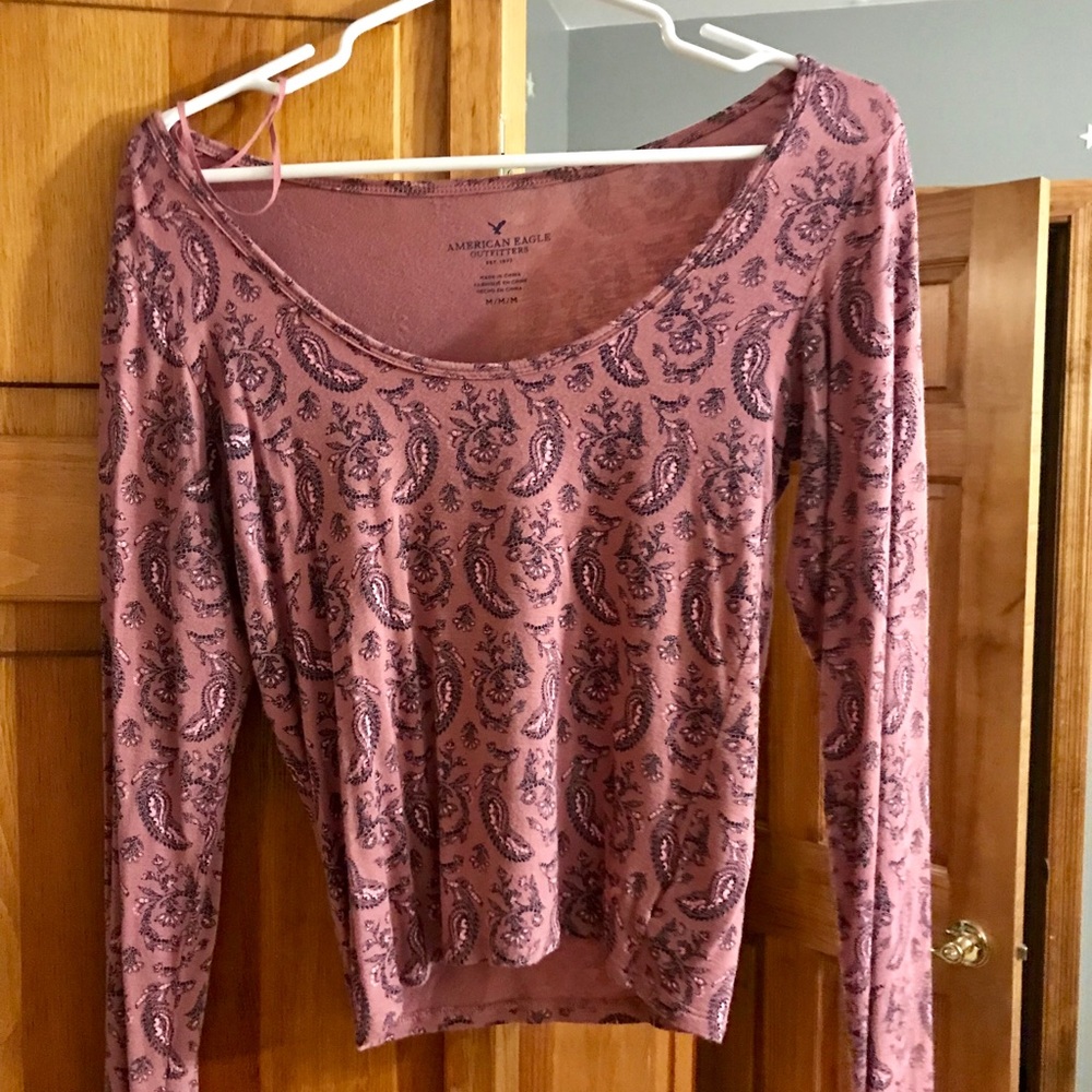 Cropped top long sleeve